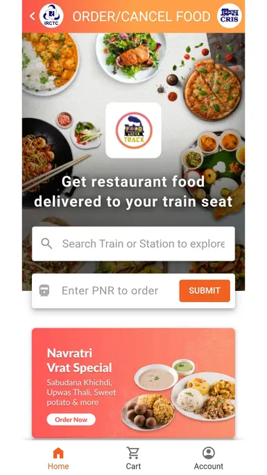 Indian Railways How to order food in train via IRCTC app The